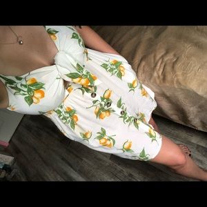 LEMON MINI SUNDRESS